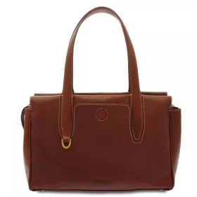    Dámska kožená dizajnová kabelka cez rameno Giudi Simona, Vacchetta 38 × 31 cm
