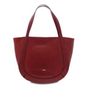    Dámska kožená dizajnová kabelka cez rameno Giudi Simona, Vacchetta 38 × 31 cm