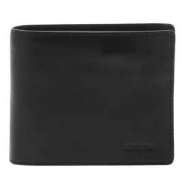  Hnedá pánska kožená peňaženka Giudi 12 × 9 cm