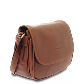    Dámska kožená dizajnová kabelka cez rameno Giudi Simona, Vacchetta 38 × 31 cm