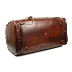  Giudi hnedá kožená cestovná taška Vacchetta 57 x 33 cm