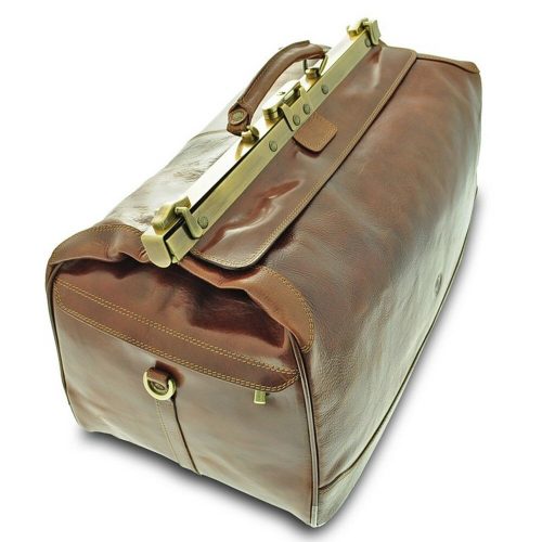  Kožená cestovná taška Giudi Old American coach 53 x 36 x 28 cm