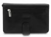  Giudi čierna kožená taška do auta Vacchetta, kufrík 22 x 14,5 cm
