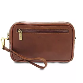    Kožená taška do auta Giudi hnedá Vacchetta, aktovka 22 x 13,5 cm