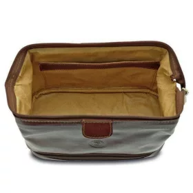    Spodná priehradka Giudi, talianska pánska kožená taška, kozmetická taštička 27 x 16 cm