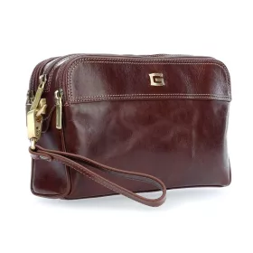  Hnedá pánska kožená taška do auta Vacchetta Giudi