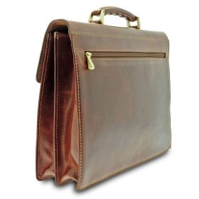  Giudi hnedá kožená aktovka, kufrík