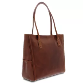    Dámska kožená dizajnová kabelka cez rameno Giudi Simona, Vacchetta 38 × 31 cm