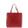  Dámska kožená kabelka cez rameno Giudi červená, kabelka 34 × 33 cm