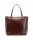  Dámska kožená kabelka Giudi classic style hnedej farby s popruhom cez rameno