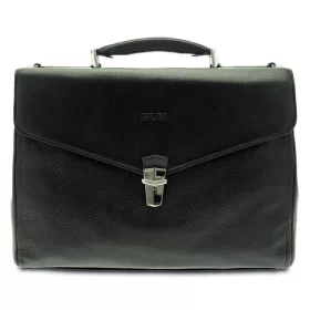  Giudi čierna pánska kožená aktovka, aktovka