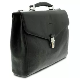  Giudi čierna pánska kožená aktovka, aktovka