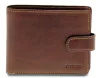  Hnedá pánska kožená peňaženka Giudi