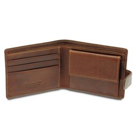  Hnedá pánska kožená peňaženka Giudi