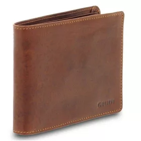    Giudi hnedá pánska kožená peňaženka Vacchetta 12 x 9,5 cm