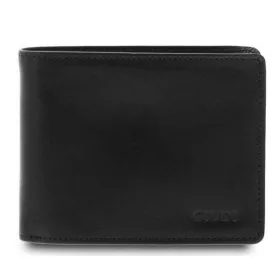    Giudi čierna pánska kožená peňaženka Vacchetta 12 x 9,5 cm