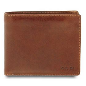    Giudi hnedá pánska kožená peňaženka Vacchetta 12 x 10 cm