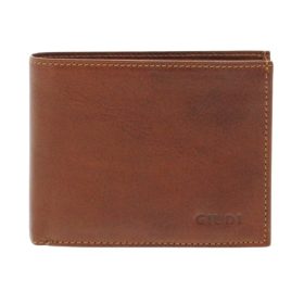    Pánska tmavohnedá kožená peňaženka Rialto 11,5 cm × 9 cm