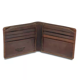  Giudi hnedý pánsky kožený držiak na karty, peňaženka