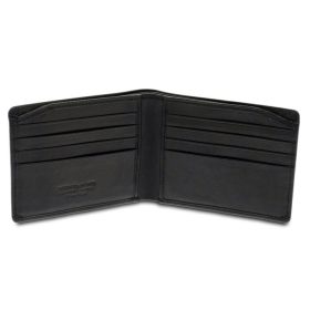    Giudi čierny pánsky kožený držiak na karty, peňaženka