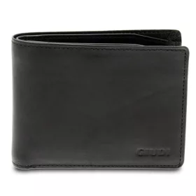  Čierna pánska kožená peňaženka Giudi