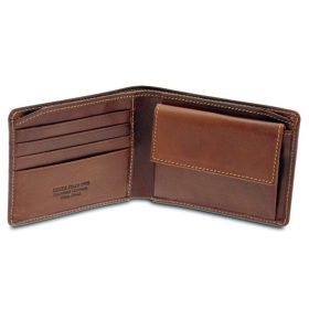  Hnedá pánska kožená peňaženka Giudi