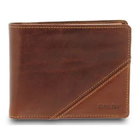    Giudi hnedá pánska kožená peňaženka Vacchetta 12,5 x 9,8 cm