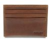  Malý hnedý kožený držiak na karty Giudi