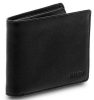  Giudi čierna pánska kožená peňaženka Vacchetta, aktovka 11 x 9 cm