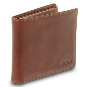    Giudi hnedá pánska kožená peňaženka Vacchetta, aktovka 11 x 9 cm