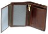  Hnedá pánska kožená peňaženka a aktovka Giudi 12,7 x 9,5 cm