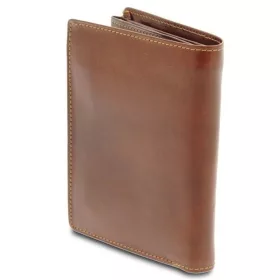    Hnedá pánska kožená peňaženka a aktovka Giudi 12,7 x 9,5 cm