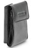  Kožená mini peňaženka Giudi čierna Vacchetta 8 x 5,2 cm