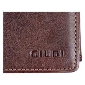    Giudi Halifax čierno-šedá kožená dolárová peňaženka 10,4 x 9 cm