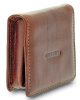  Kožená mini peňaženka Giudi hnedá Vacchetta 8 x 7 cm