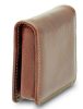  Kožená mini peňaženka Giudi hnedá Vacchetta 8 x 7 cm