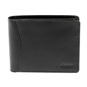 Čierna pánska kožená peňaženka Giudi