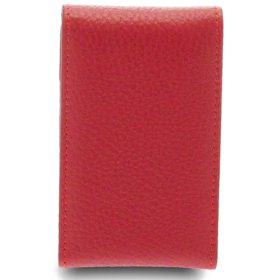  Dámsky kožený držiak na karty Giudi červený