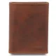  Pánska kožená peňaženka Giudi, puzdro na bankovú kartu, hnedá 12,5 x 10 cm