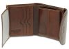  Giudi malá hnedá kožená peňaženka Vachetta 10 × 9,5 cm