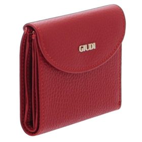  Dámska kožená peňaženka Giudi, modrá 13 x 11 cm