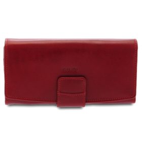  Dámska hnedá kožená peňaženka Giudi