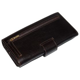  Dámska kožená peňaženka Giudi tmavohnedej farby