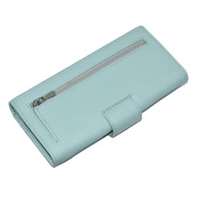  Veľká dámska peňaženka z mätovej kože Giudi