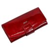  Dámska veľká červená lakovaná peňaženka Giudi
