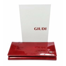  Červená lakovaná peňaženka Giudi