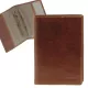  Giudi hnedý kožený držiak na pas, držiak na doklady