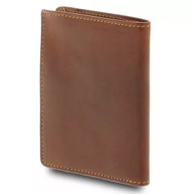    Giudi hnedá pánska kožená peňaženka Vacchetta, aktovka 10,2 x 8,2 cm