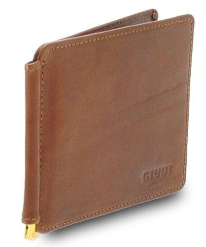 Ultratenká kožená peňaženka Giudi s klipom na peniaze, držiakom na bankovú kartu