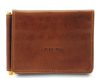  Ultratenká kožená peňaženka Giudi s klipom na peniaze, držiakom na bankovú kartu